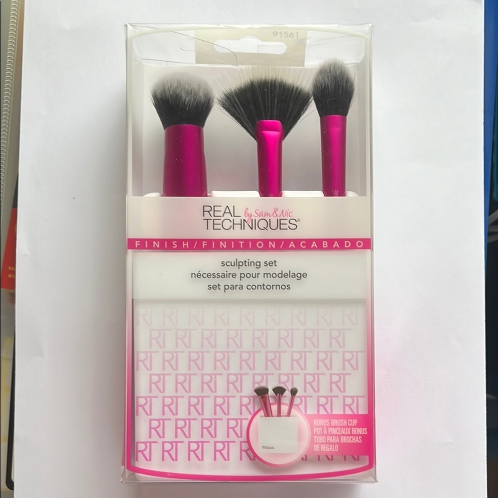 Real Techniques Pink Sculpting Brush Set